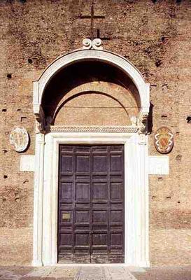 View of the doorway to the Convent, 17th century (photo) from 