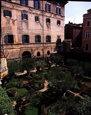 View of the gardens, designed by Antonio da Sangallo the Younger (1483-1546) and Nanni di Baccio Big from 