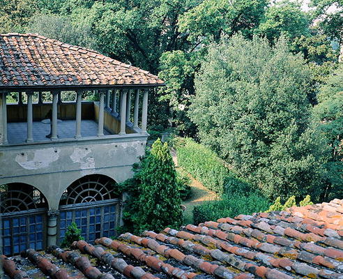 View of the Loggia from the South West, Villa Medicea di Careggi (photo) from 