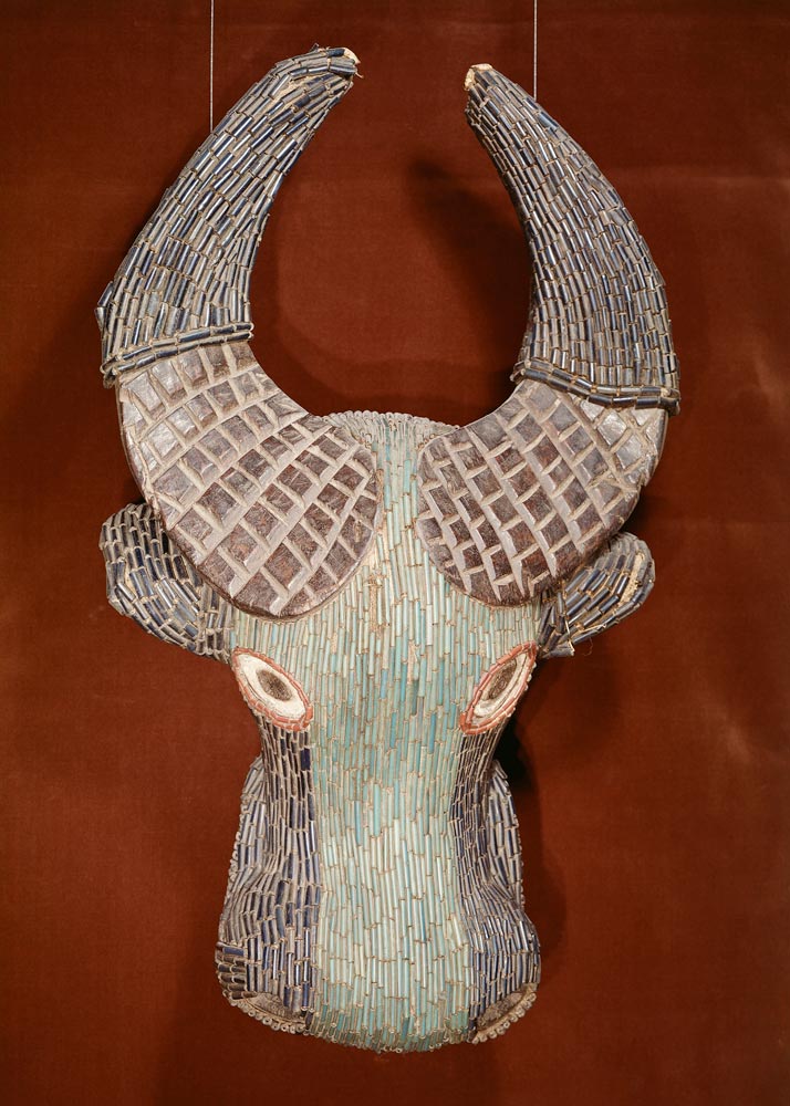 Water Buffalo Mask / Bamileke, Gabun / from 