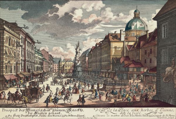 Vienna, View of the Viennese Graben from 
