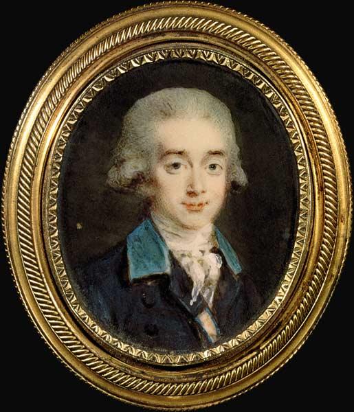 Portrait miniature of Count Hans Axel von Fersen (1755-1810)