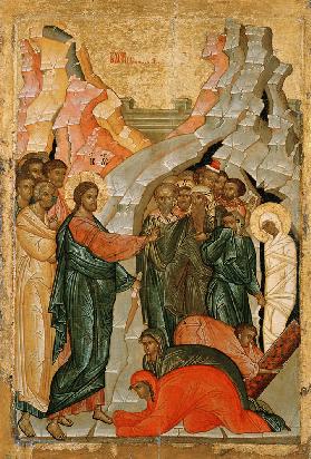 The Raising of Lazarus, Russian icon