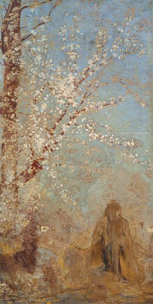 Tree into flower from Odilon Redon