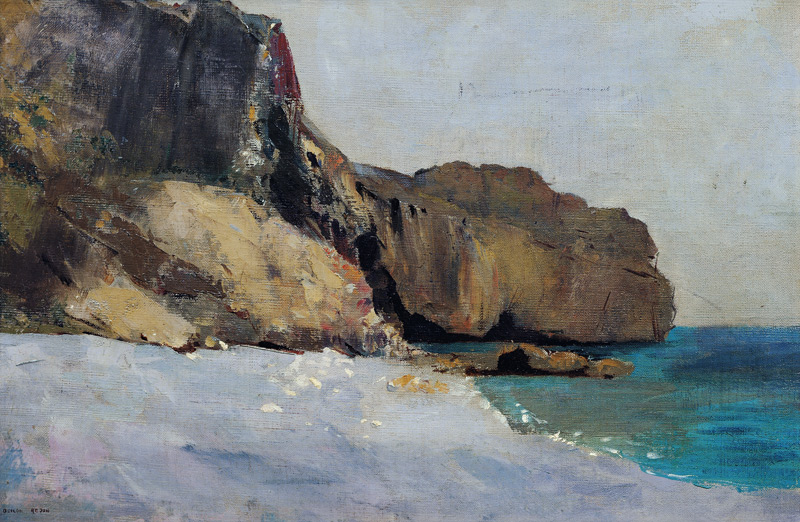 The Rocks at Vallieres, near Royan from Odilon Redon