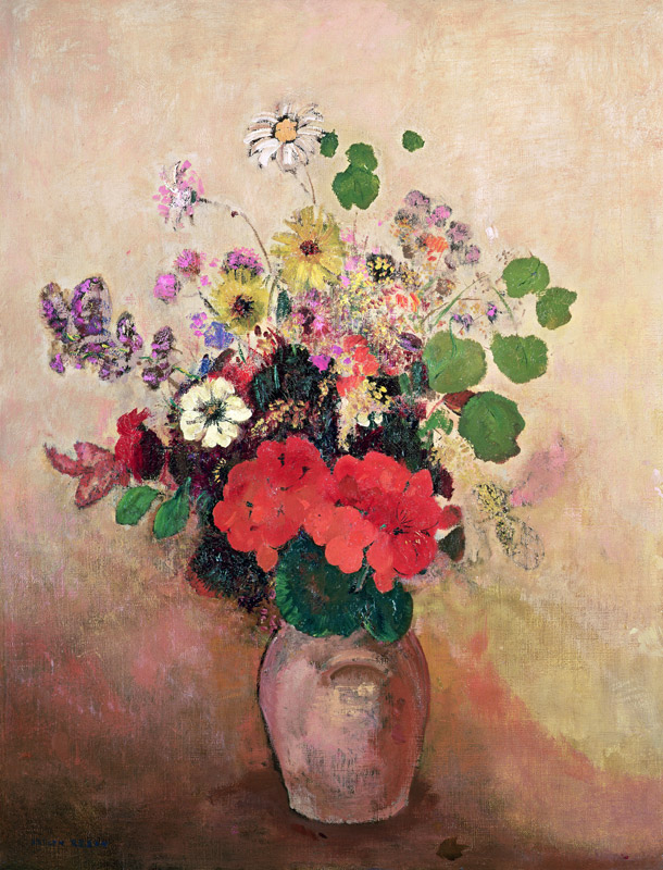 Vase of Flowers from Odilon Redon