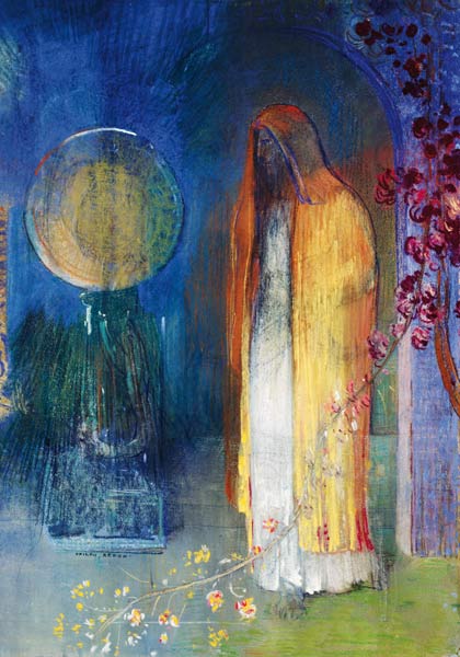 The yellow cape from Odilon Redon