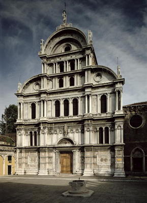 The Church of San Zaccaria, 1480-1500 (photo) from or Codussi, Mauro Coducci