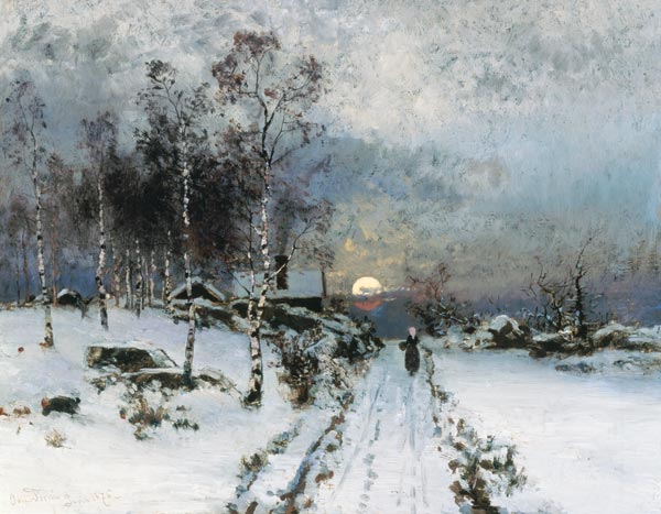 Winter evening with stroller from Oscar Törna