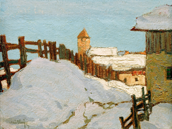 Village in winter from Oskar Mulley