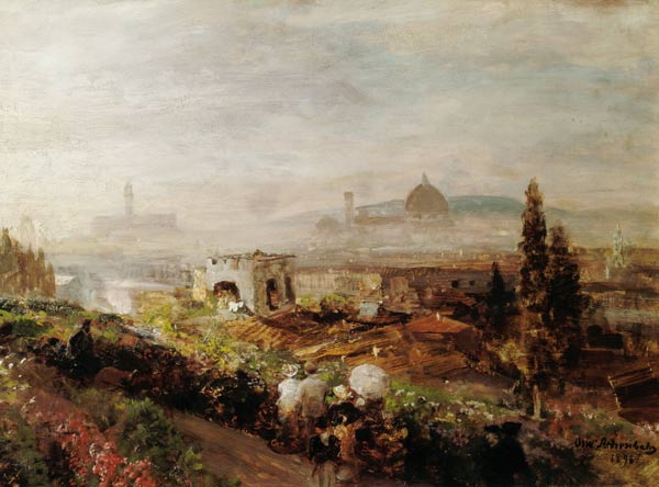 Look on Florence. from Oswald Achenbach