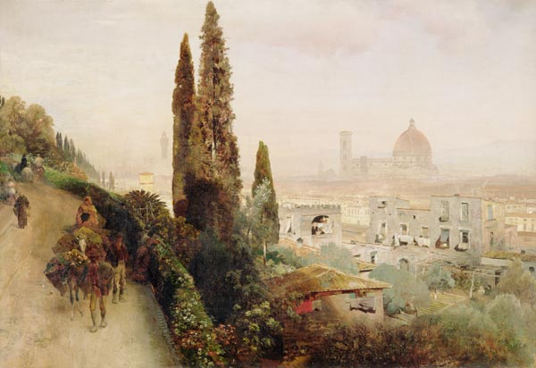 Florence from Oswald Achenbach