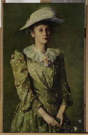 Bildnis Helene Roederstein (Schwester der Malerin)