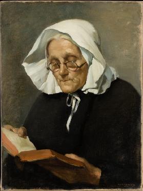 Old Woman Reading