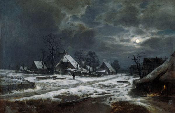 Winter night. from Otto Frölicher
