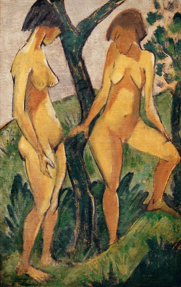 Zwei Mädchen from Otto Mueller