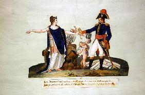 ''France entrusts her forces to Prudence and to the courage of Bonaparte. c.1800