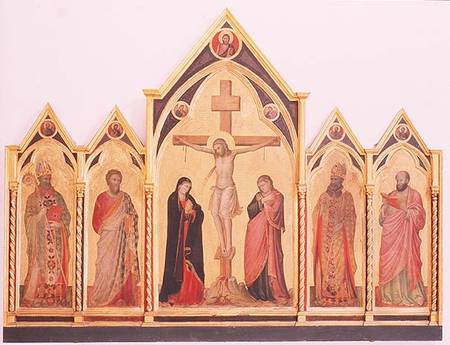 Crucifixion with Saints from Pacino  di Buonaguida