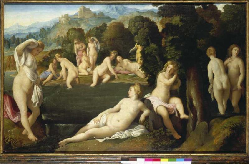 Diana discovers the false step of the Callisto. from Palma il Vecchio (eigentl. Jacopo Negretti)