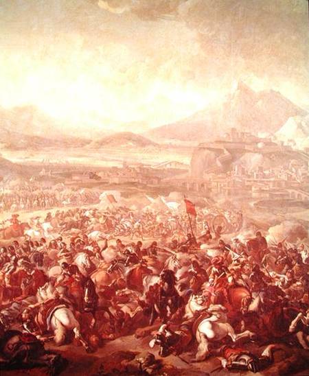 The Battle of Montjuic from Pandolfo Reschi