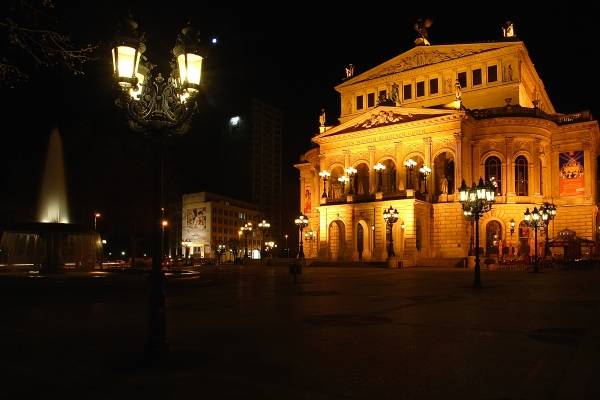 Alte Oper und Opernplatz bei Nacht from 