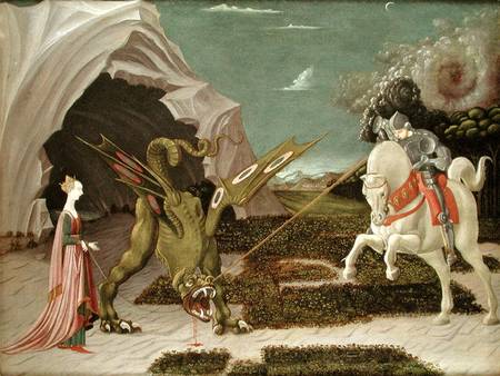 St. George and the Dragon from Paolo Uccello