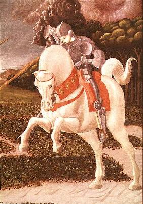 St. George and the Dragon, detail of St. George