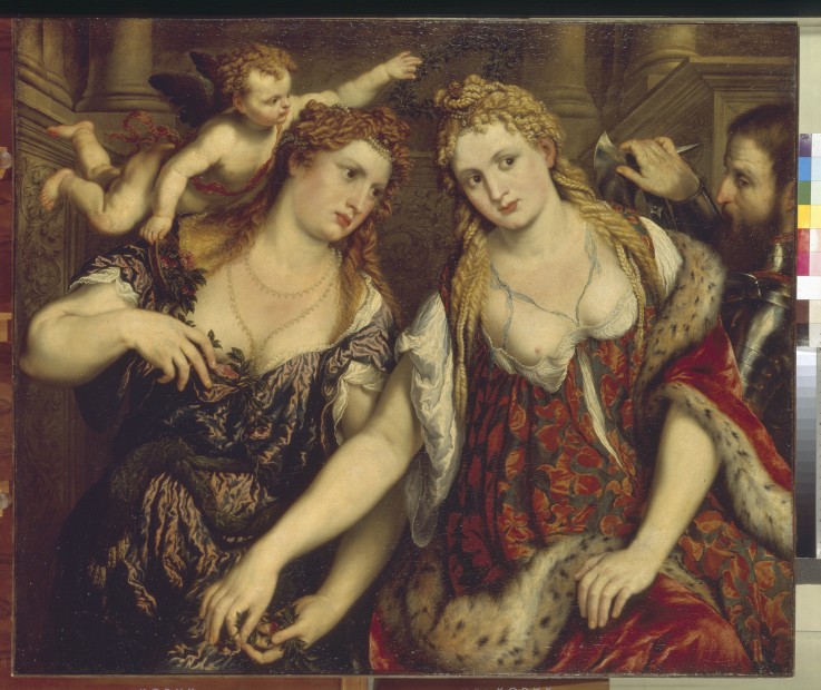 Flora, Venus, Mars and Cupid from Paris Bordone