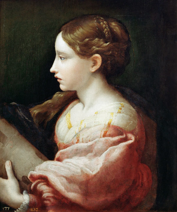 Saint Barbara from Parmigianino
