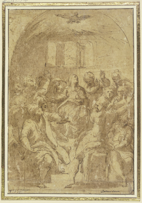Descent of the Holy Spirit from Parmigianino