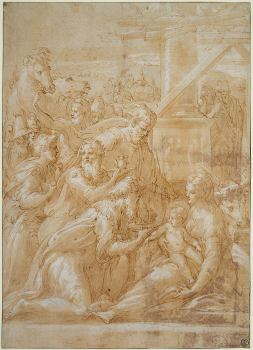 The Adoration of the Magi from Parmigianino