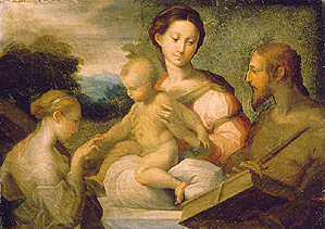 Die mystische Vermählung der Hl. Katharina from Parmigianino