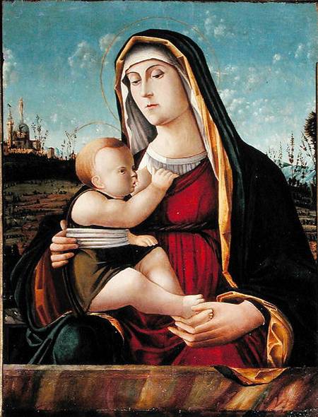 Virgin feeding the Child from Pasqualino  Veneto