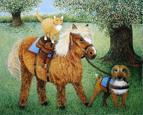 All Part of the Fun (oil on canvas)  from Pat  Scott