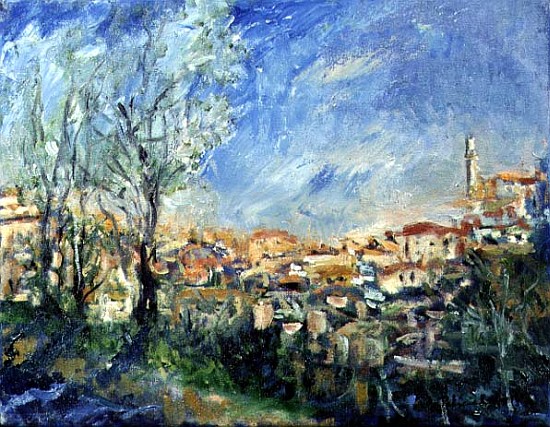 The Rooftops of Siena, 1995 (oil on canvas)  from Patricia  Espir