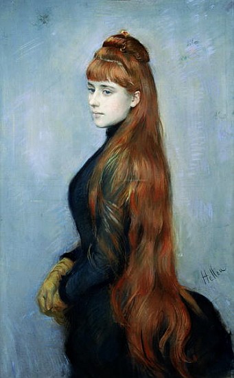 Portrait of Mademoiselle Alice Guerin from Paul Cesar Helleu