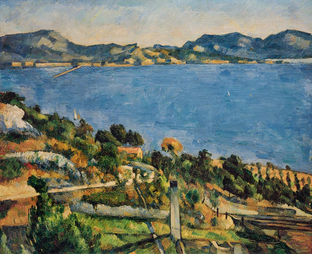 Estaque Landscape at the Gulf of Marseille from Paul Cézanne