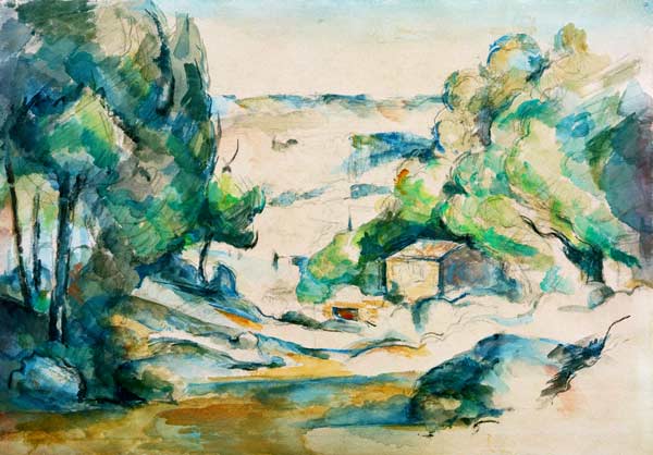 Landscape in the Provence from Paul Cézanne
