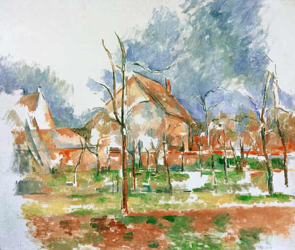 Winterlandscape Giverny from Paul Cézanne