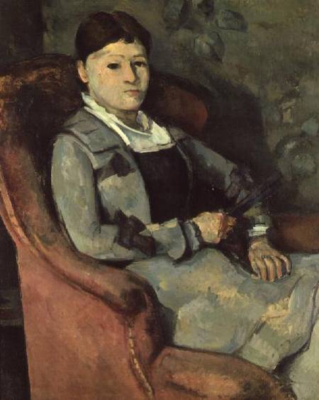 The Artist's Wife in an Armchair from Paul Cézanne