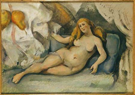 Female Nude on a Sofa from Paul Cézanne