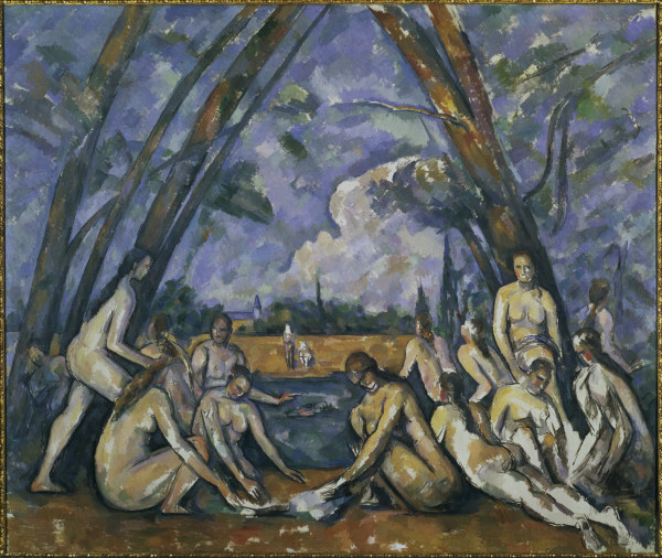 The large bathers from Paul Cézanne