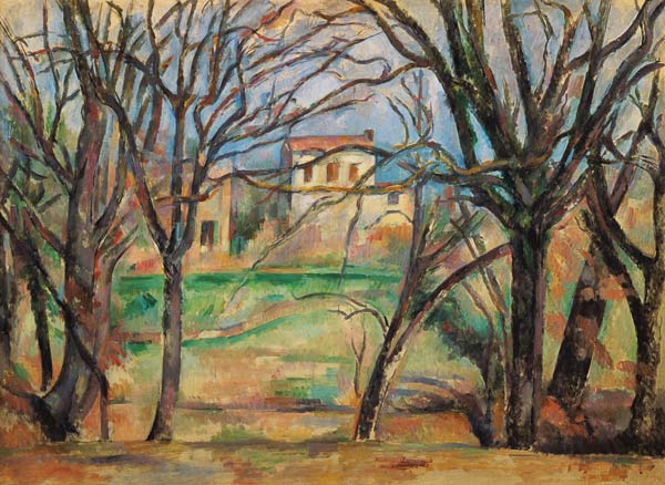 Houses and trees from Paul Cézanne
