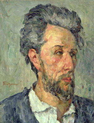 Portrait of Victor Chocquet, 1876-77 (oil on canvas) from Paul Cézanne