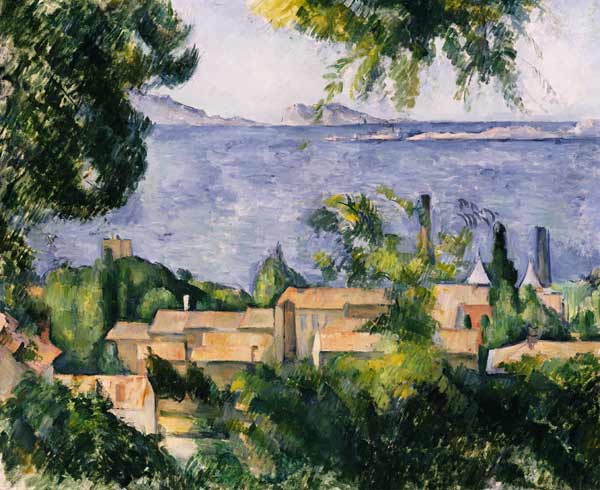 The Rooftops Of L''Estaque from Paul Cézanne