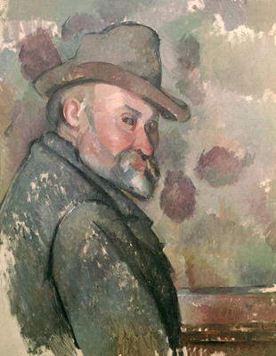 Self Portrait, 1890-94 (oil on canvas) from Paul Cézanne