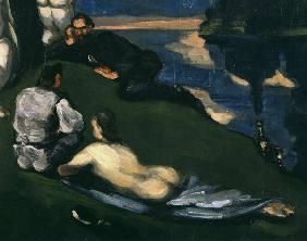P.Cezanne / Pastoral / Detail
