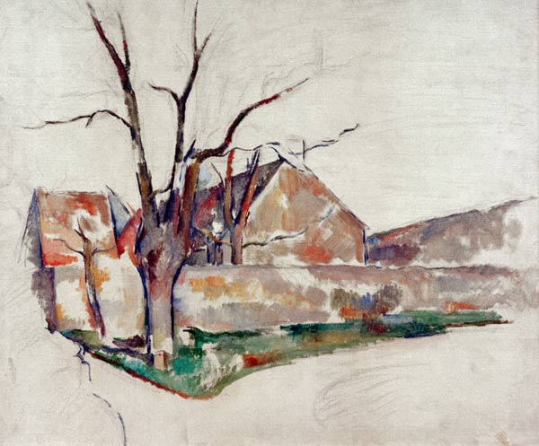 Winter landscape from Paul Cézanne