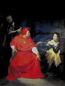 Jeanne d Arc vor dem Kardinal von Winchester from Paul Delaroche