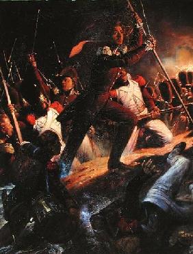 Charles-Amedee-Albert de Savoie, Prince de Carignan (1798-1849) Leading the Assault at the Siege of